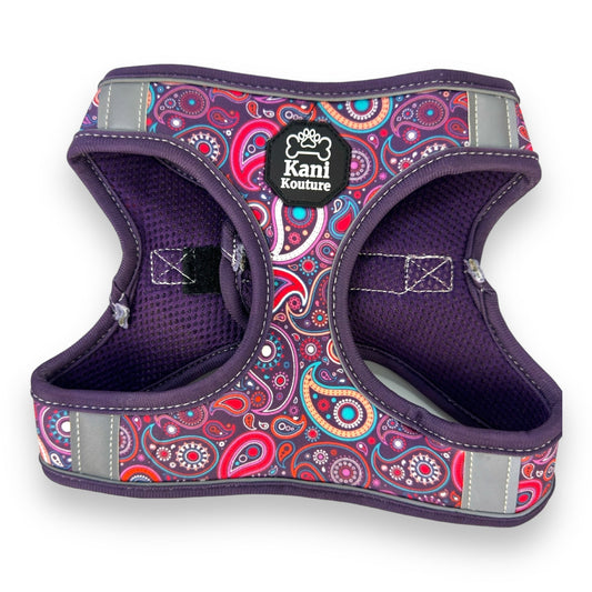 Purple Paisley - Step-in Harness 