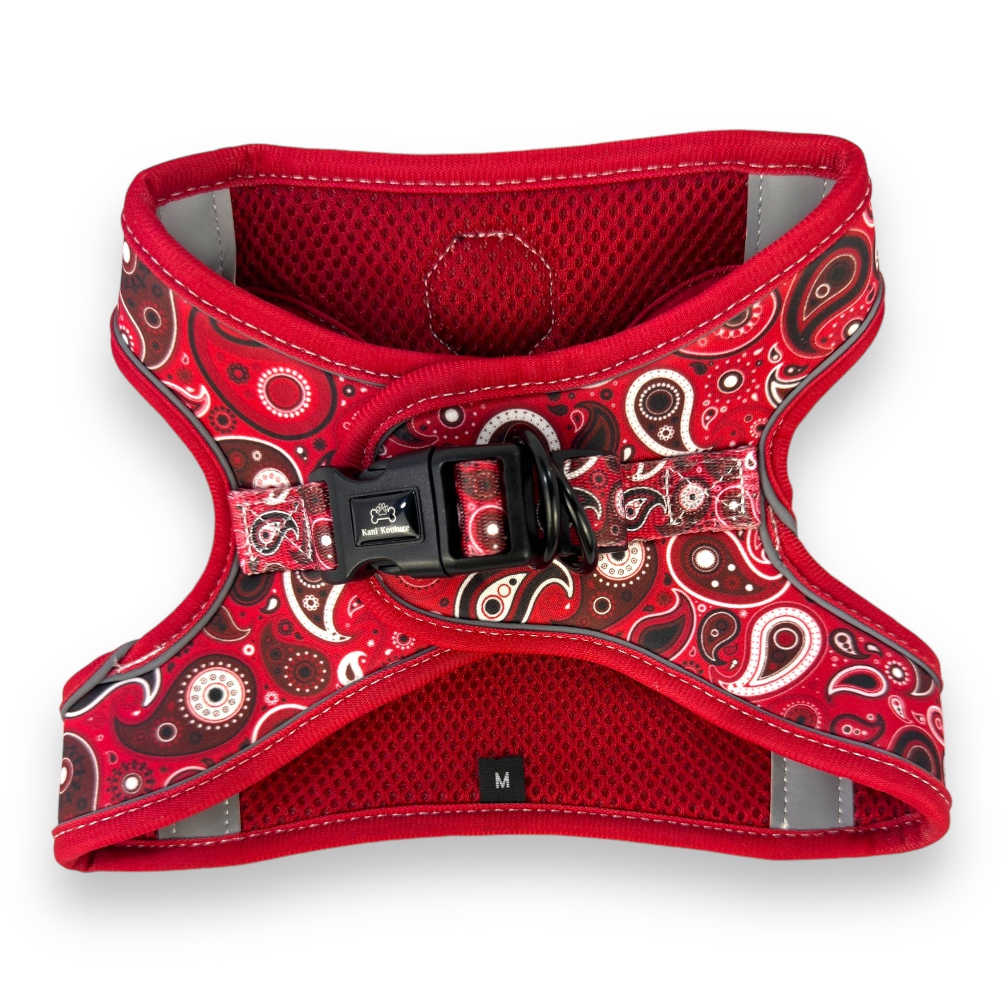 Red Paisley - Step-in Harness 