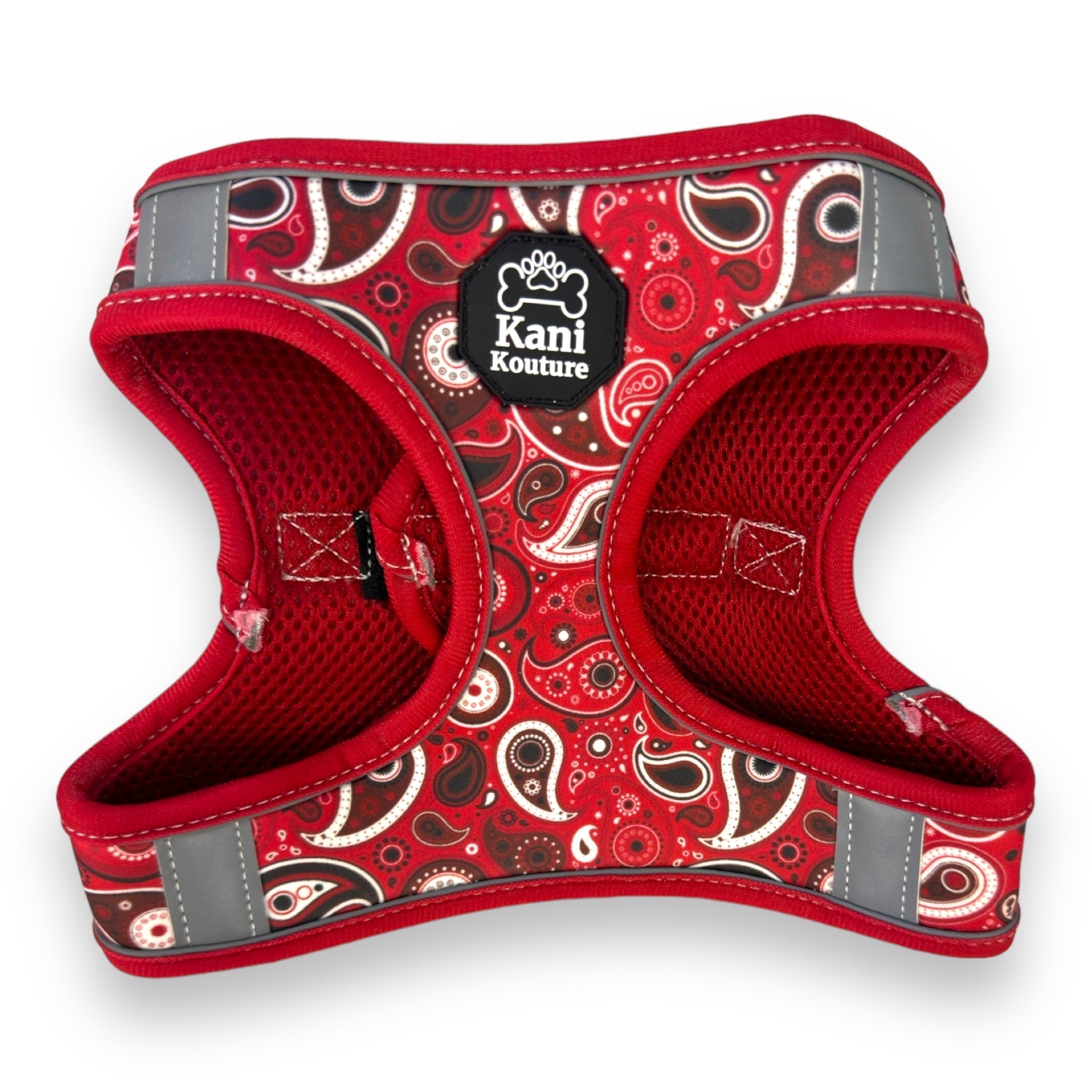Red Paisley - Step-in Harness 
