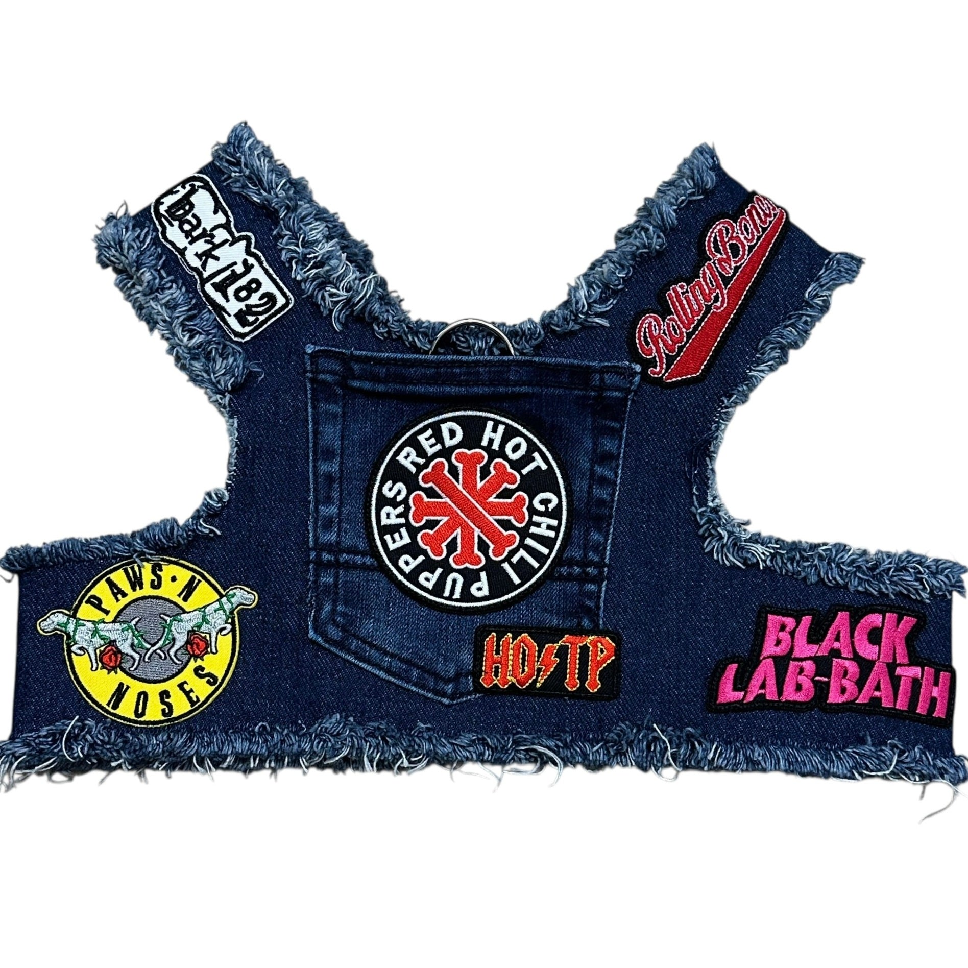 Ruff & Roll Denim Dog Harness- 13 oz. Double Denim/ American Heritage Craft