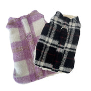 Plaid Fleece Coat