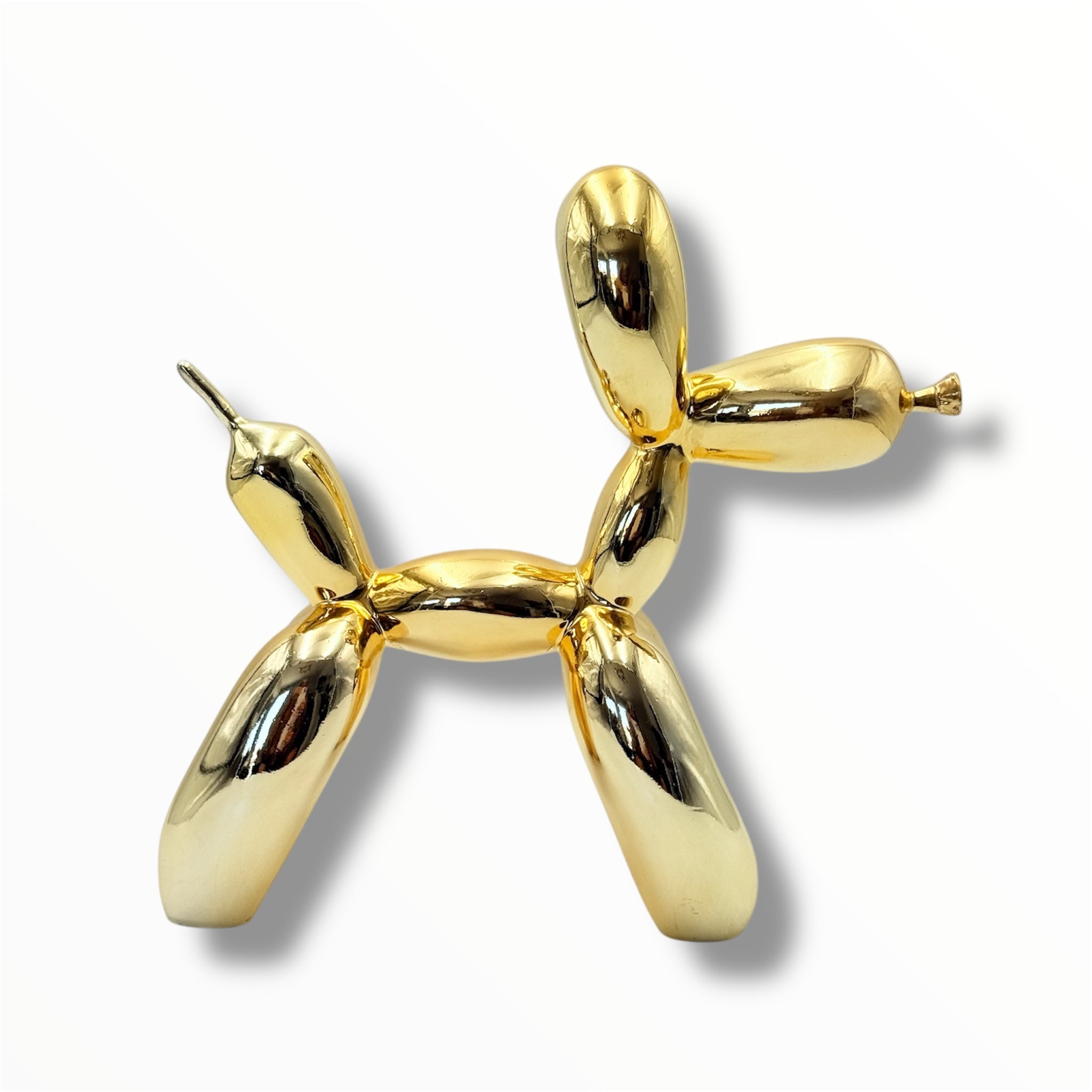 Balloon Dog Sculpture Set - Gold Chrome Edition - gold chrome balloon dog sculpture set, luxury sculpture, product image 1