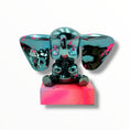 Load image into Gallery viewer, Love Elephant Sculpture - Blue Chrome Edition - blue chrome love elephant sculpture, luxury decorative object, product image…
