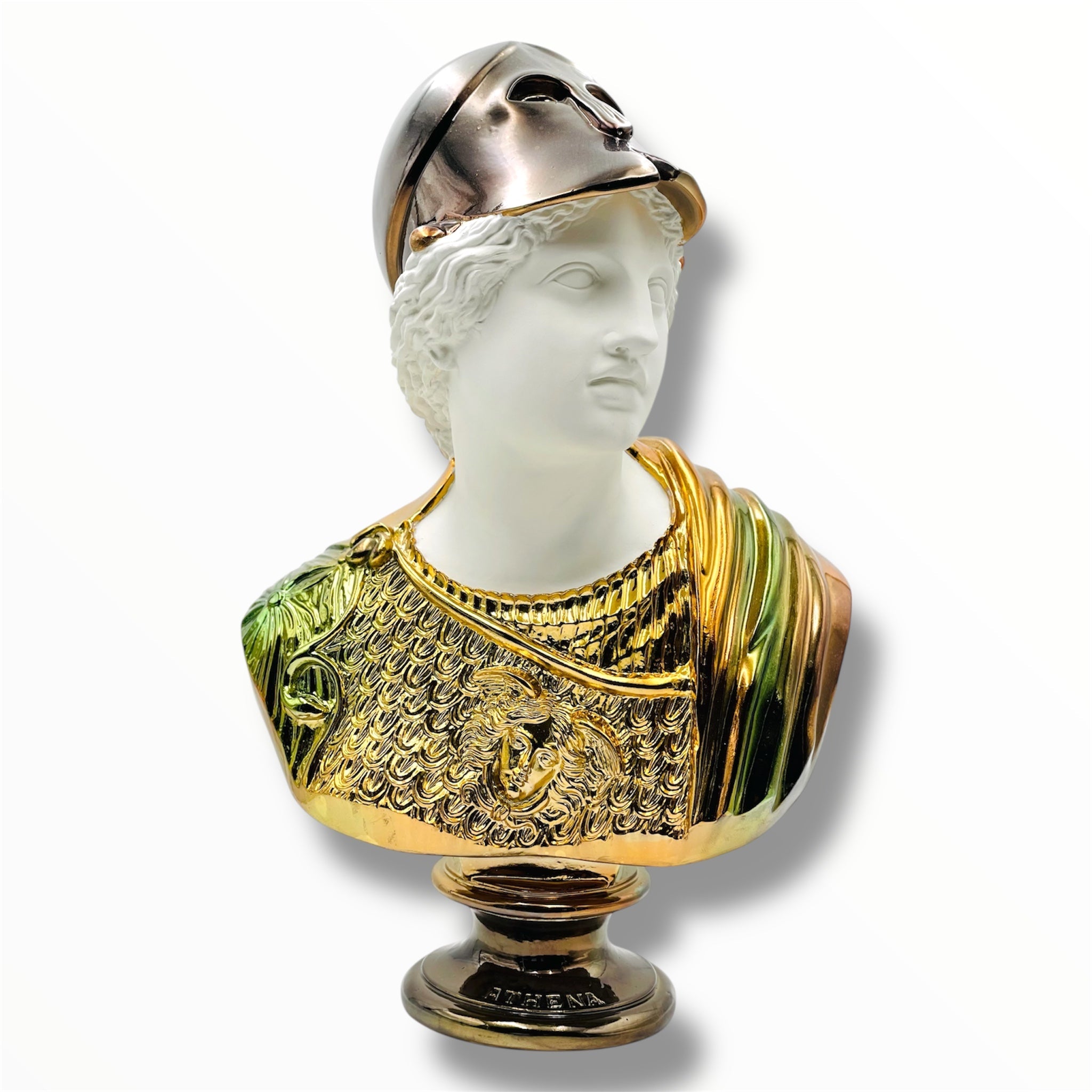 Athena Sculpture - Ombré Chrome Edition - ombre chrome athena sculpture, luxury sculpture, product image 1