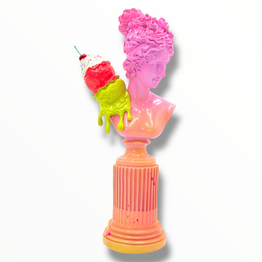 Venus Crème Sculpture - Whipped Ice Cream Edition - ice cream whipped venus creme sculpture, luxury sculpture, product image…