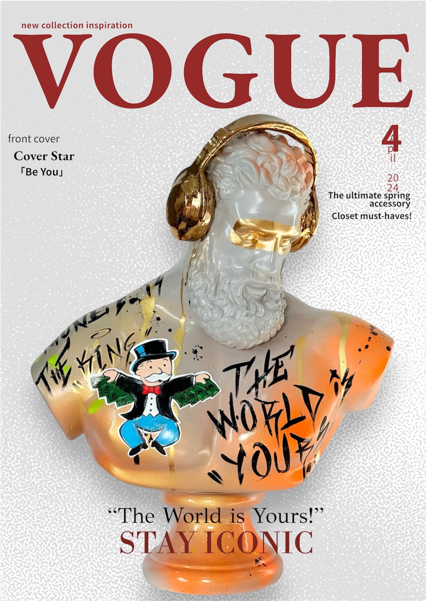 Hercules Sculpture - Flying Alec Monopoly Edition - alec monopoly flying hercules sculpture, luxury sculpture, product image…