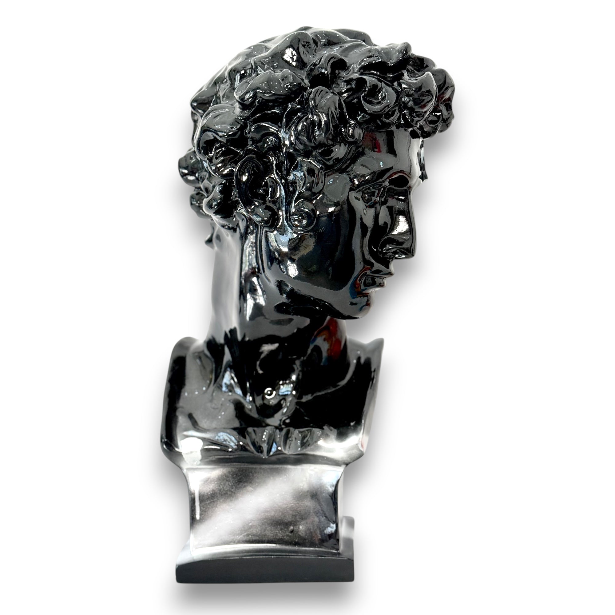 Giuliano de' Medici Bust - Black Mirror Mosaic Edition - mosaic black mirror giuliano de medici bust, luxury sculpture…