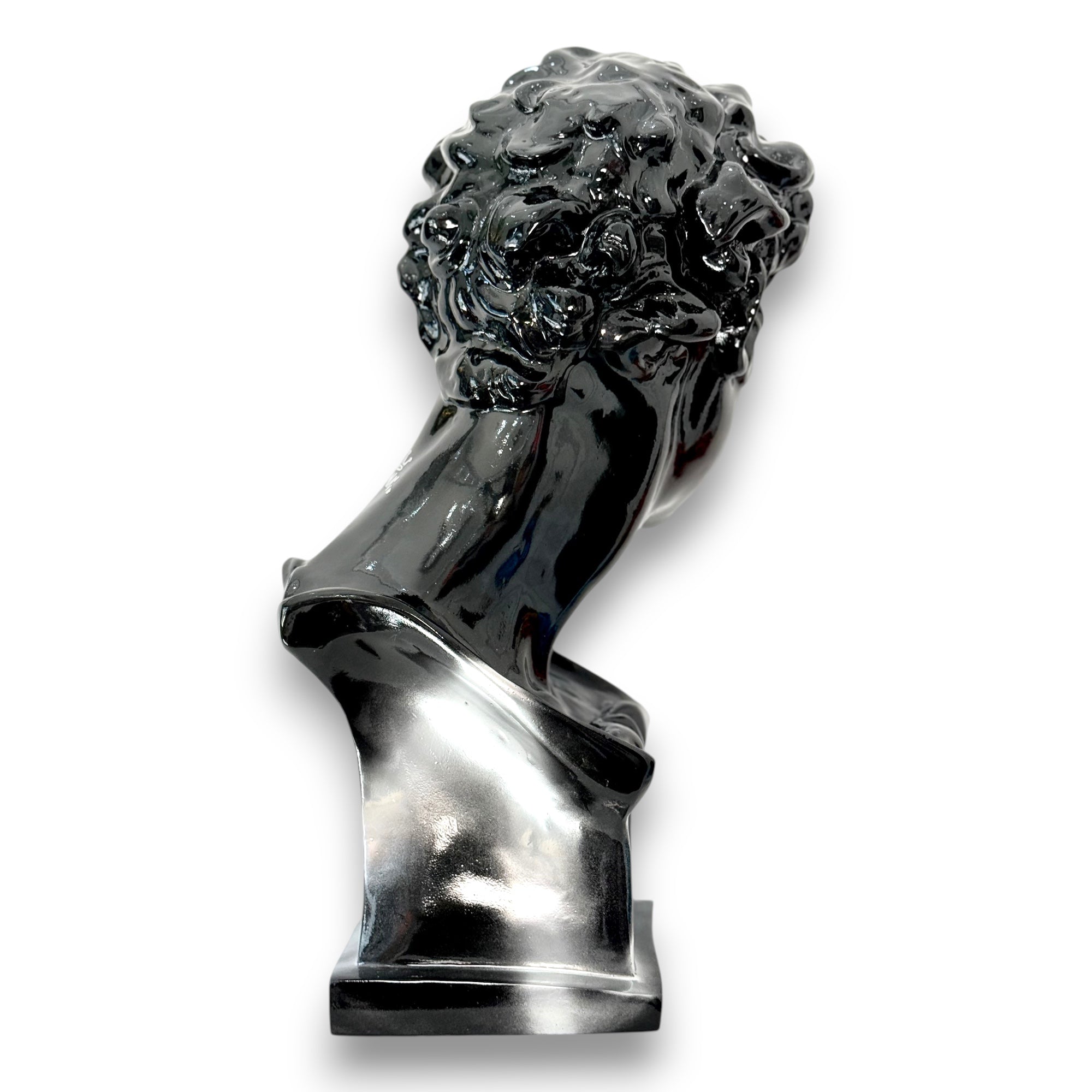 Giuliano de' Medici Bust - Black Mirror Mosaic Edition - mosaic black mirror giuliano de medici bust, luxury sculpture…