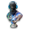 Load image into Gallery viewer, DJ Hercules Statue 60cm - Love Graffiti Edition - graffiti love dj hercules statue 60cm, luxury sculpture, product image 2
