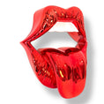 Load image into Gallery viewer, Iconic Kiss - Hot Red Chrome Edition - red chrome hot red hot iconic kiss, luxury sculpture, product image 3
