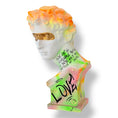 Load image into Gallery viewer, Neon Giuliano de' Medici Bust - Love Graffiti Edition - graffiti love neon giuliano de medici bust, luxury sculpture, product…
