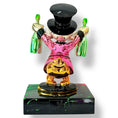 Load image into Gallery viewer, Scrooge McDuck Chrome Sculpture - Pink Pop Art Champagne Statement Decor - pop art champagne pink scrooge mcduck chrome…
