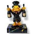 Load image into Gallery viewer, Scrooge McDuck Champagne Sculpture - Gold Chrome Celebration Edition - gold chrome celebration scrooge mcduck champagne…
