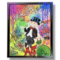 Load image into Gallery viewer, And Iconic Love and Money Graffiti Canvas Wall Art
