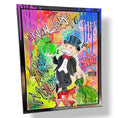 Load image into Gallery viewer, And Iconic Love and Money Graffiti Canvas Wall Art
