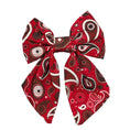 Load image into Gallery viewer, Red Paisley - Bow Tie
