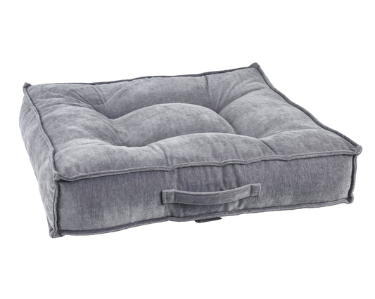 Bowsers Piazza Round Bolster Dog Bed in fluffernutter