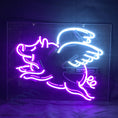 Load image into Gallery viewer, Purple Pig with Wings Neon Signs
