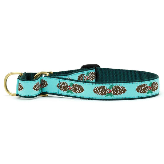 Up Country Pinecones Cast Brass Martingale Collar