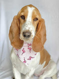 Load image into Gallery viewer, Pink Flamingo Dog Bandana
