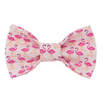Pink Flamingo Dog Bow Tie