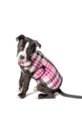 Load image into Gallery viewer, Pink Plaid Blanket Dog Coat
