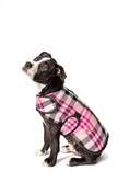 Load image into Gallery viewer, Pink Plaid Blanket Dog Coat
