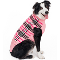 Load image into Gallery viewer, Derby Pink Plaid Dog Sweater
