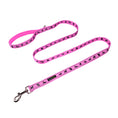 Load image into Gallery viewer, Pink Dog Leash by EcoBark - Padded Comfort Grip Leash - 4ft, 5ft, and 6ft Leash for Teacup, Small, and Medium Dogs
