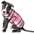 Load image into Gallery viewer, Pink Plaid Blanket Dog Coat
