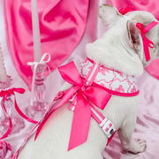 Frenchie Duo Reversible Harness - Pink Bows