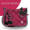 Load image into Gallery viewer, Raspberry Fizz Saddle Pad Set
