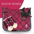 Load image into Gallery viewer, Raspberry Fizz Saddle Pad Set
