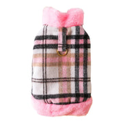 Plaid Dog Dress Coat 