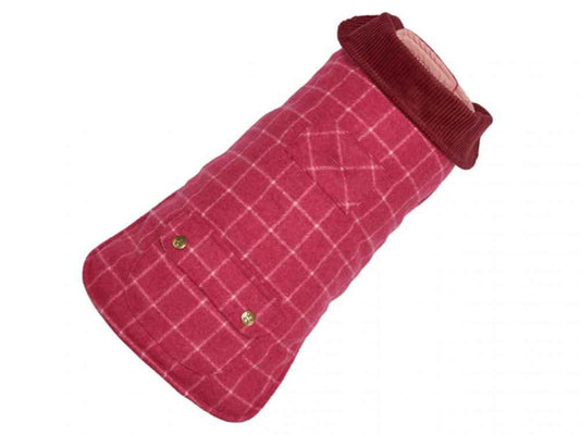 Up Country Pink Tweed Coat Pet Accessory