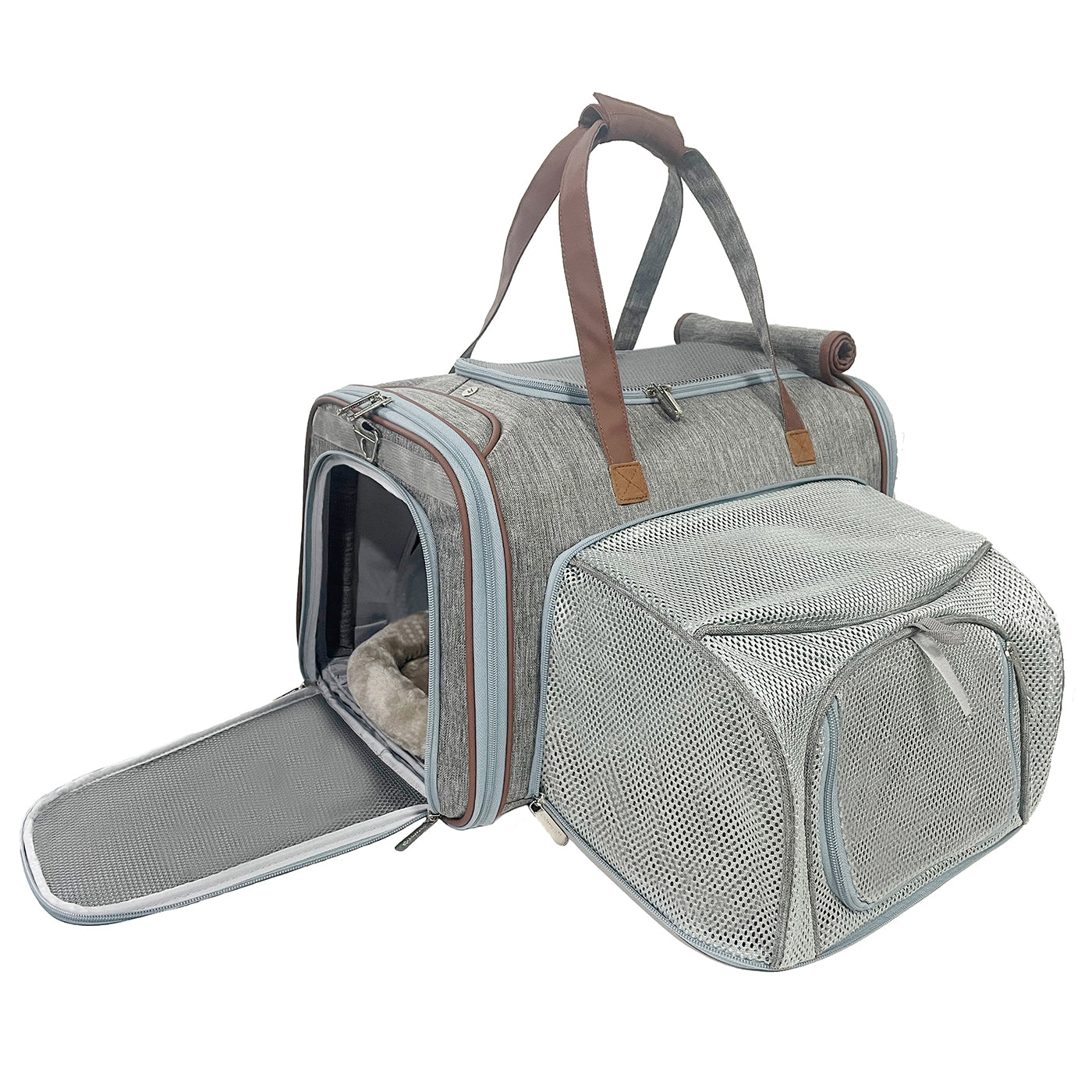 Mr. Peanut's Gold Series Standard Size Airline Compliant Expandable Pet Carrier - Southlake Paws