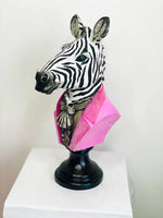 Pop Art Zebra Statue