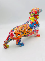 Pop Art Dachshund Dog Sculpture