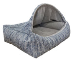 Cloud-Faux Fur Canopy Bed