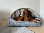 Cloud-Faux Fur Canopy Bed