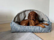 Winter White-Faux Fur Canopy Bed