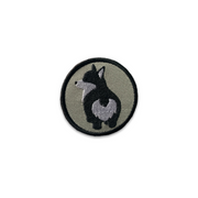 Gray Corgi Bum Patch 