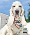 Load image into Gallery viewer, Pretty Flowers Dog Bandana
