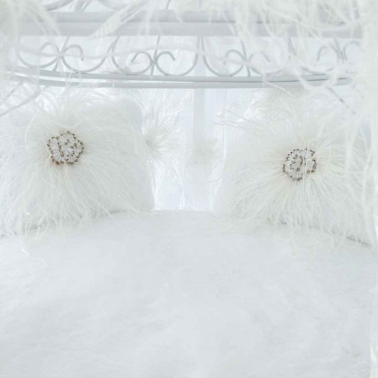 Hello Doggie Prima Donna Dog Carriage Faux Fur Handmade Handmade in the USA Bed