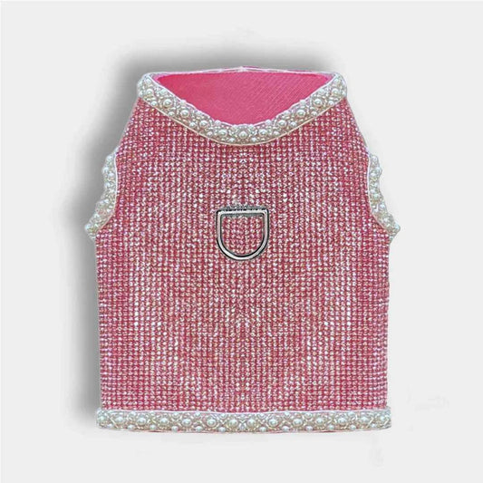 Imperial Crystal Dog Harness Plush Crystal Handmade in the USA Dog Harness