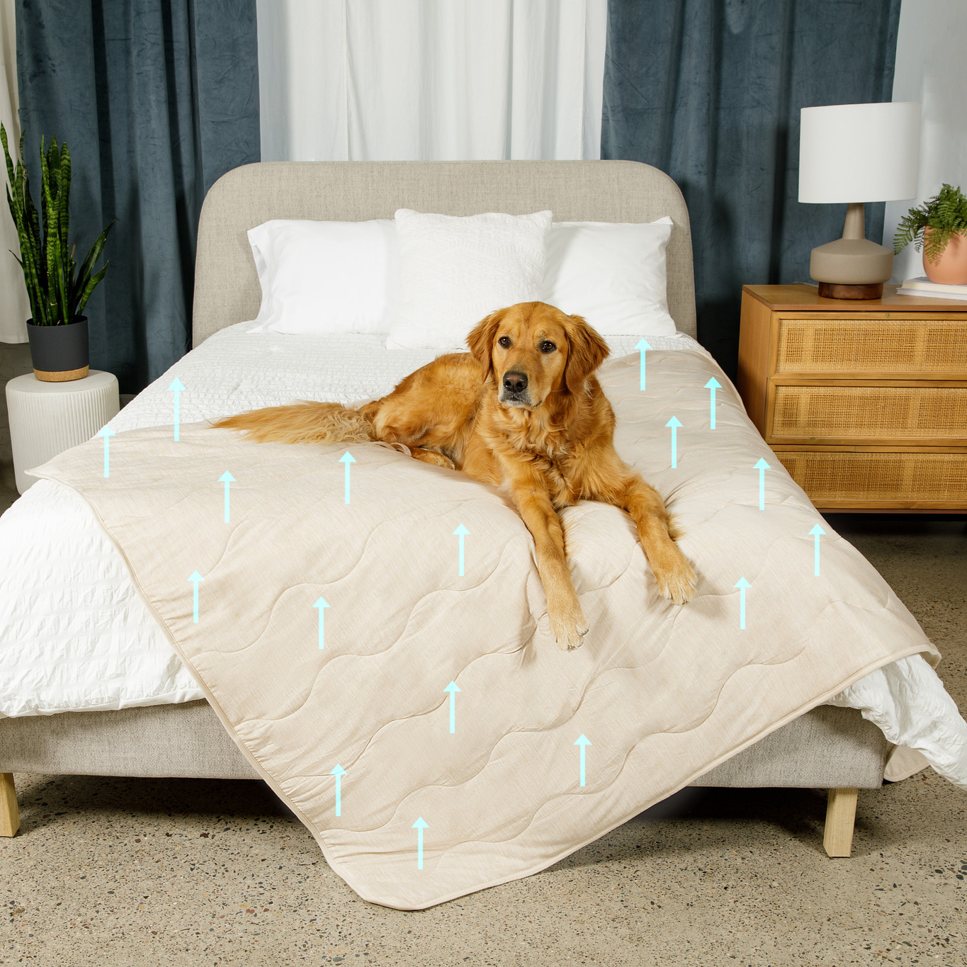 PupChill™ Cooling Waterproof Blanket - Arctic Sand - Southlake Paws