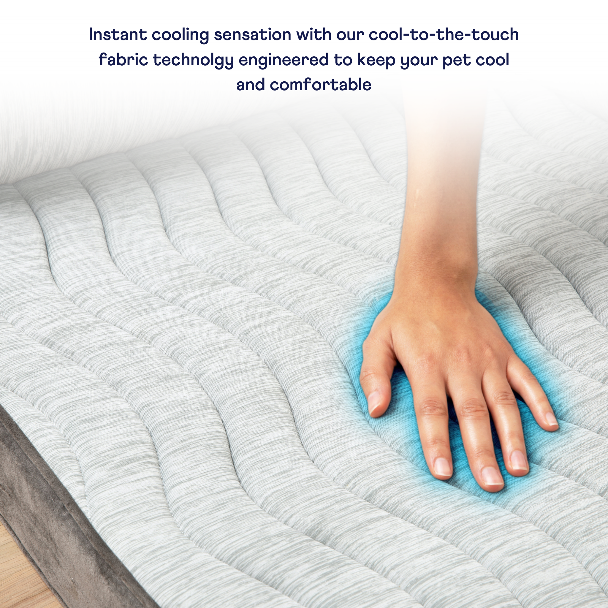 PupChill™ Cooling Bolster Dog Bed 