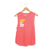 Fitness Goal | Dog Lover Sleeveless Tank | Gift for Dog Moms