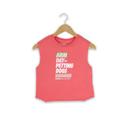 Arm Day Crop Top | Gift for Dog Lovers & Dog Moms
