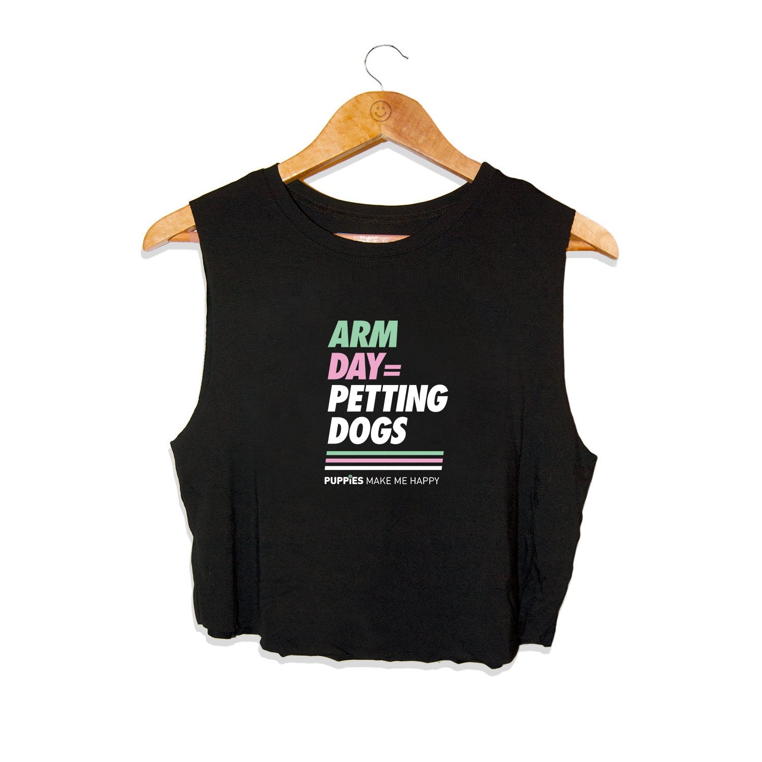 Arm Day Crop Top | Gift for Dog Lovers & Dog Moms